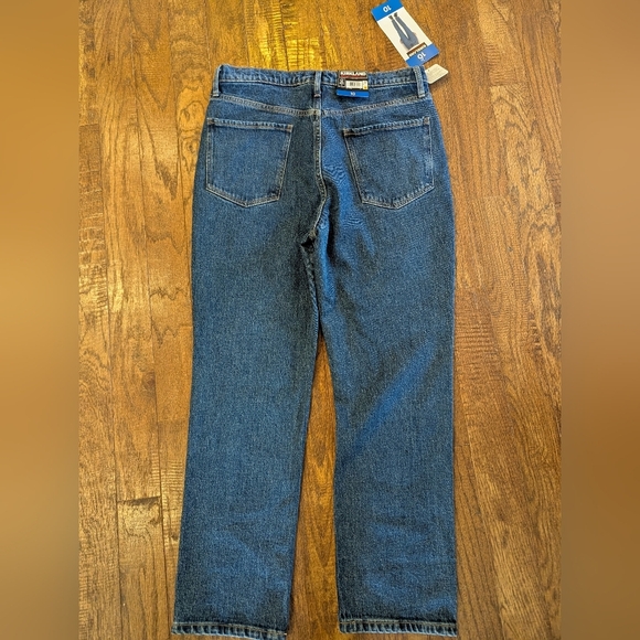 NWT Women's Blue Jeans By Kirkland Size 10 High Rise Straight - Picture 6 of 9